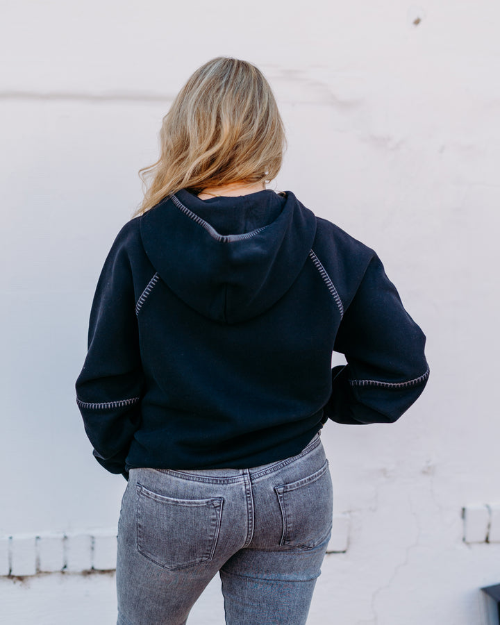 UGG: Classic Hoodie in Black