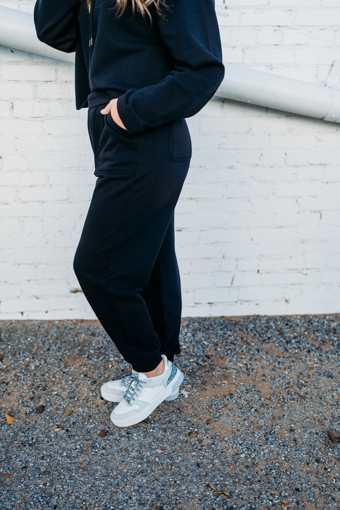 Dear John: Dahlia Joggers in Black