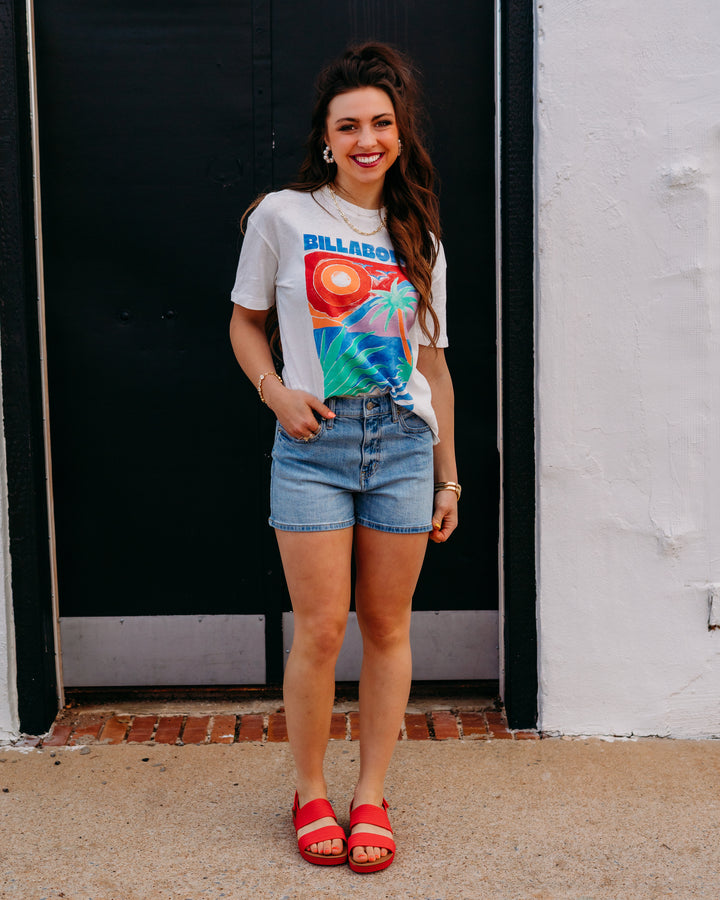 Billabong: Highs And Lows Ss Tee in Salt Crystal (BL000520W)