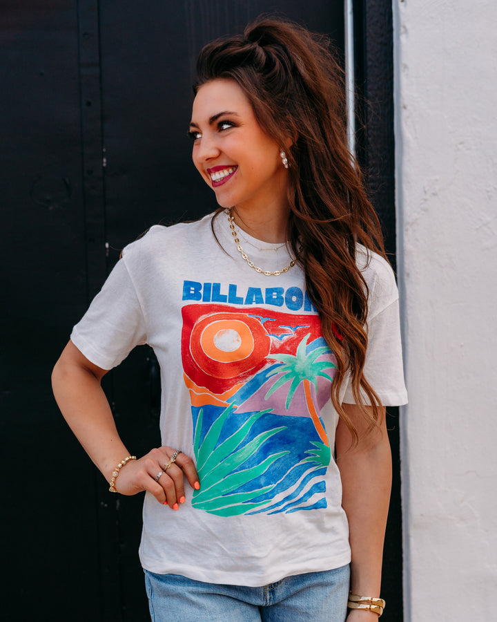 Billabong: Highs And Lows Ss Tee in Salt Crystal (BL000520W)