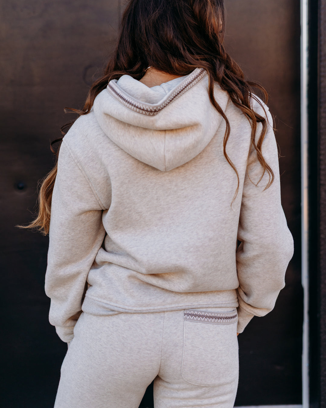 UGG: Tasman Hoodie in Caribou Heather