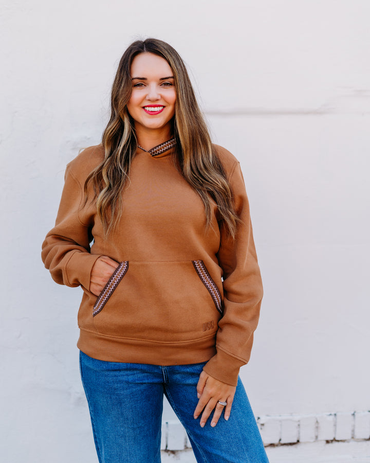 UGG: Tasman Hoodie in Chestnut
