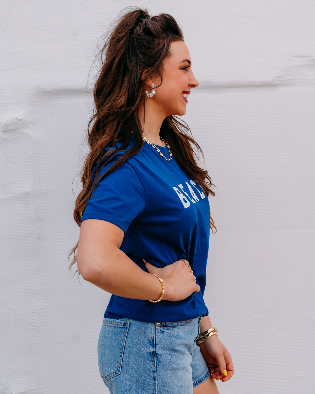 Z Supply: Beach Boyfriend Tee in Blueprint