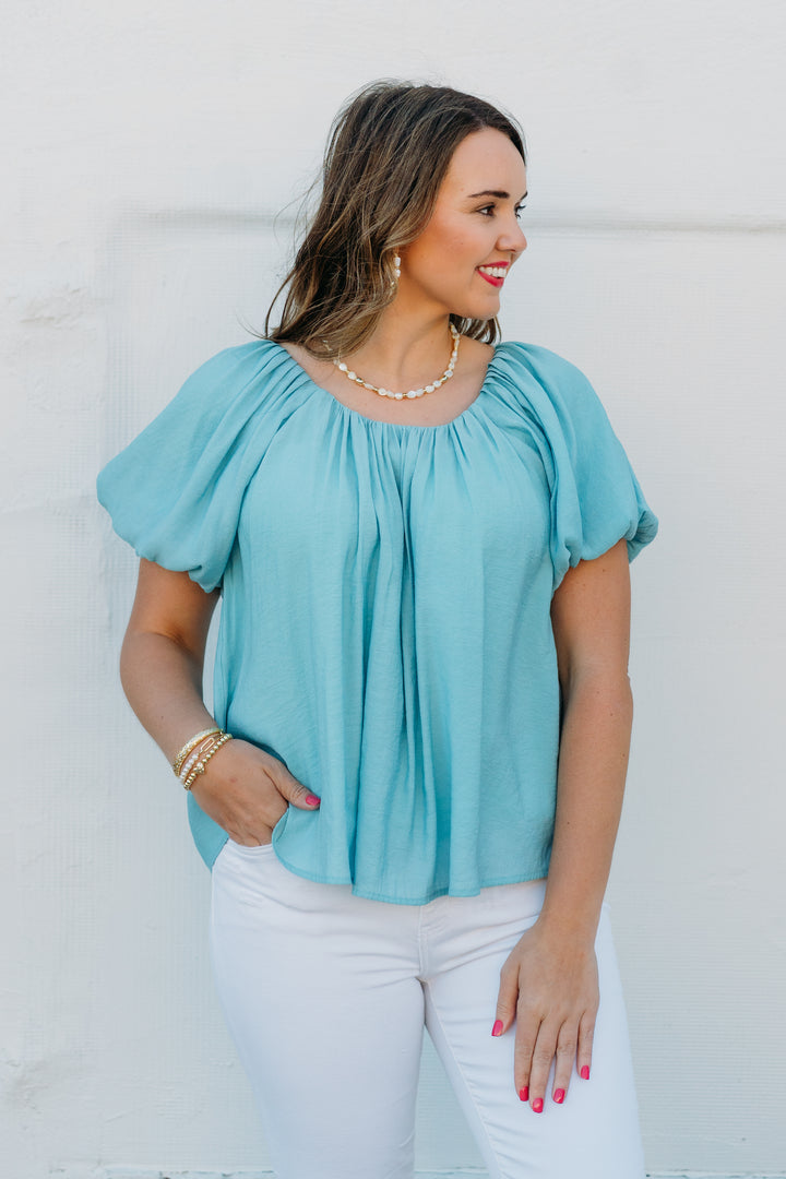 Ivy Jane: Solid Top in Blue 641429