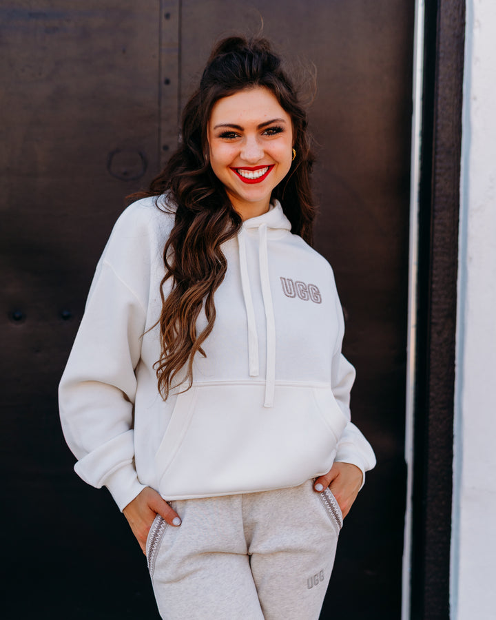 UGG: UGG Logo Hoodie in Nimbus