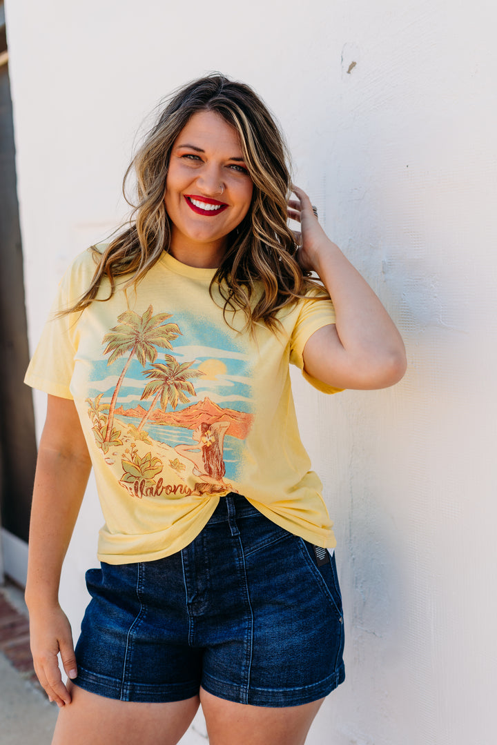 Billabong: Trouble in Paradise Tee in Fresh Squeezed