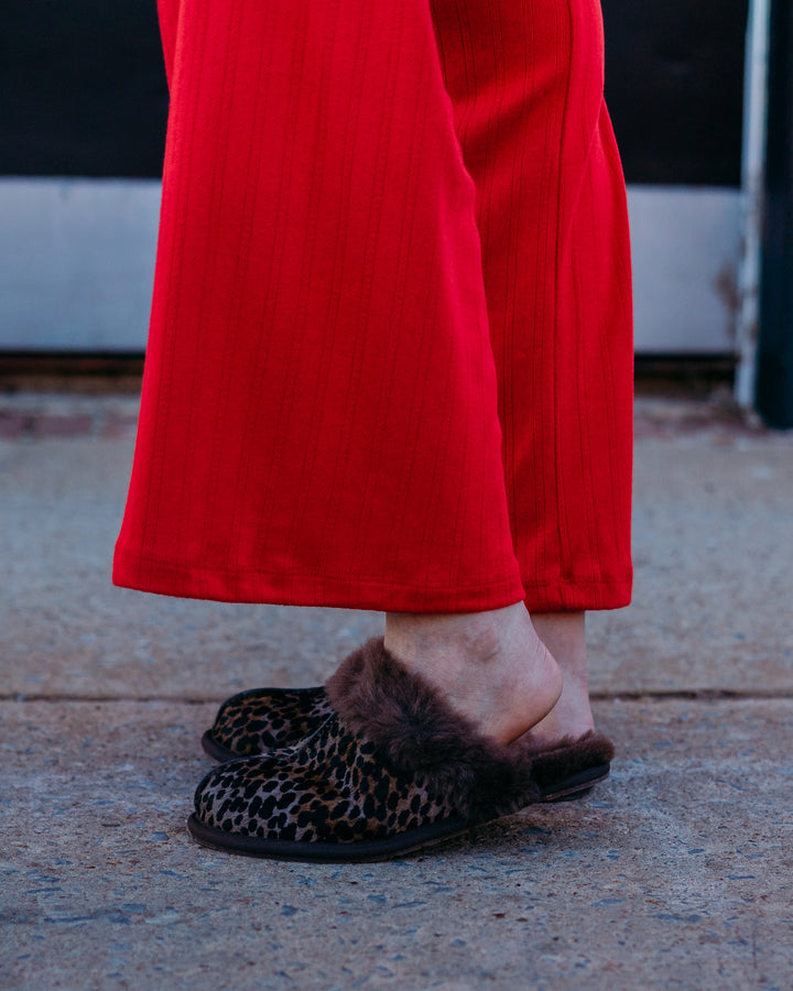 Ugg: W Scuffette Caspian in Burnt Cedar