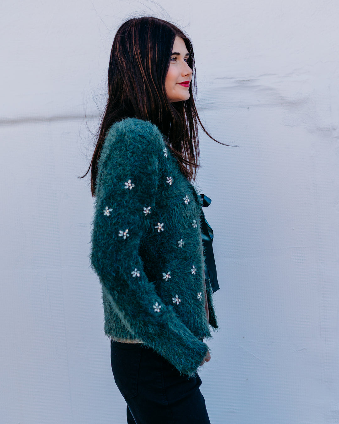 Another Love: Serafina Cardigan in Rainforest