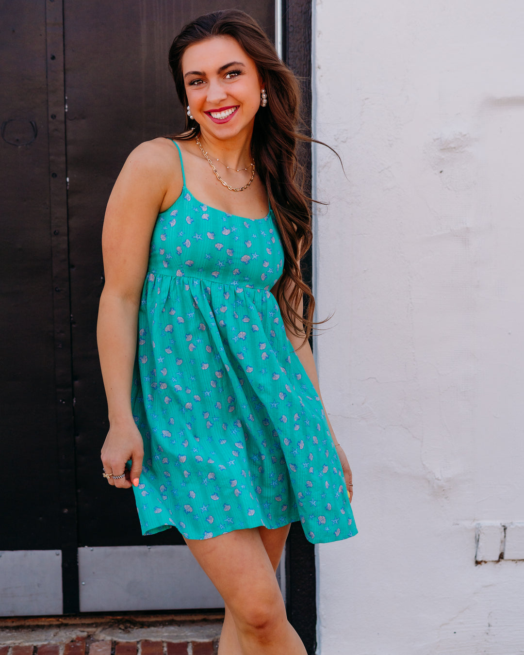 Billabong: Island Heat Mini Dress in Green Tropics (BL000474W) - The Vogue Boutique