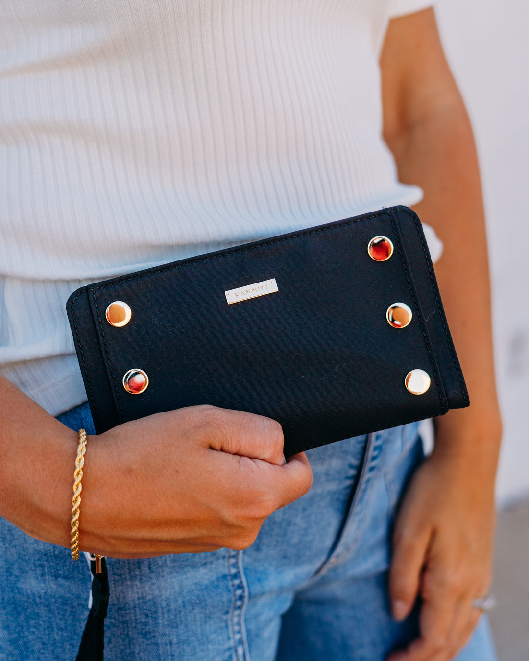 Hammitt: Bryant Wallet in Black Nylon Cargo (18190)