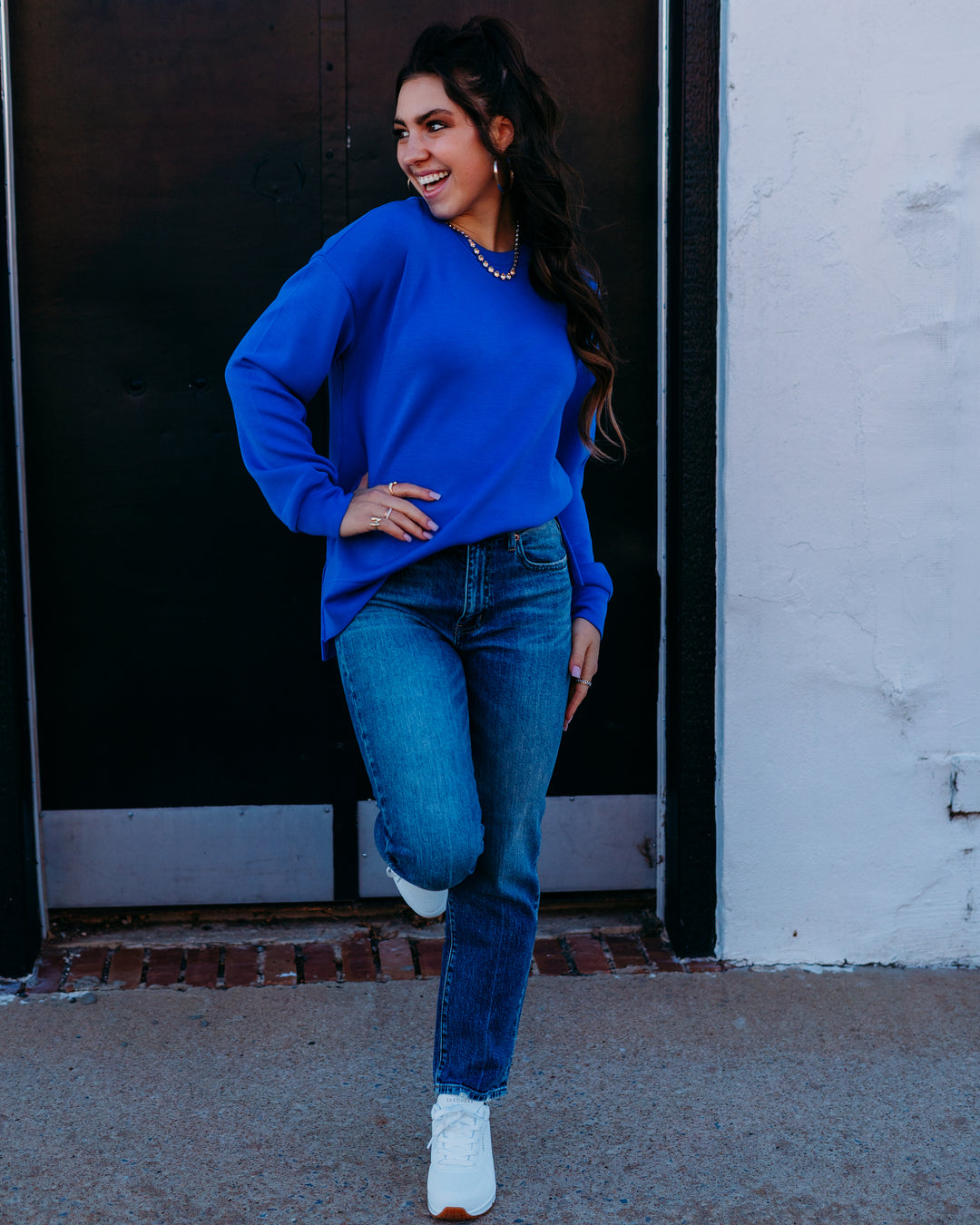 Spanx: Airessentials LS Crew in Cosmo