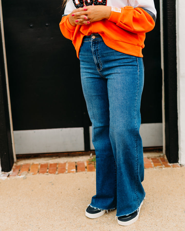 Dear John: Fiona Wide Leg Jeans in Midtown