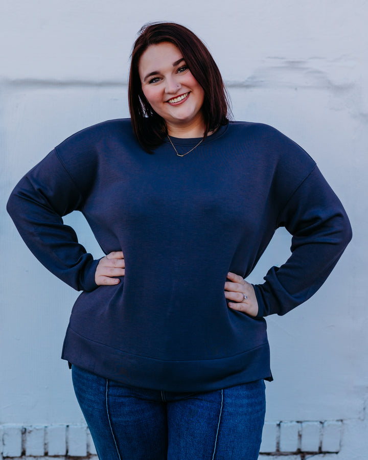 Spanx: Airessentials LS Crew in Storm (22105R)