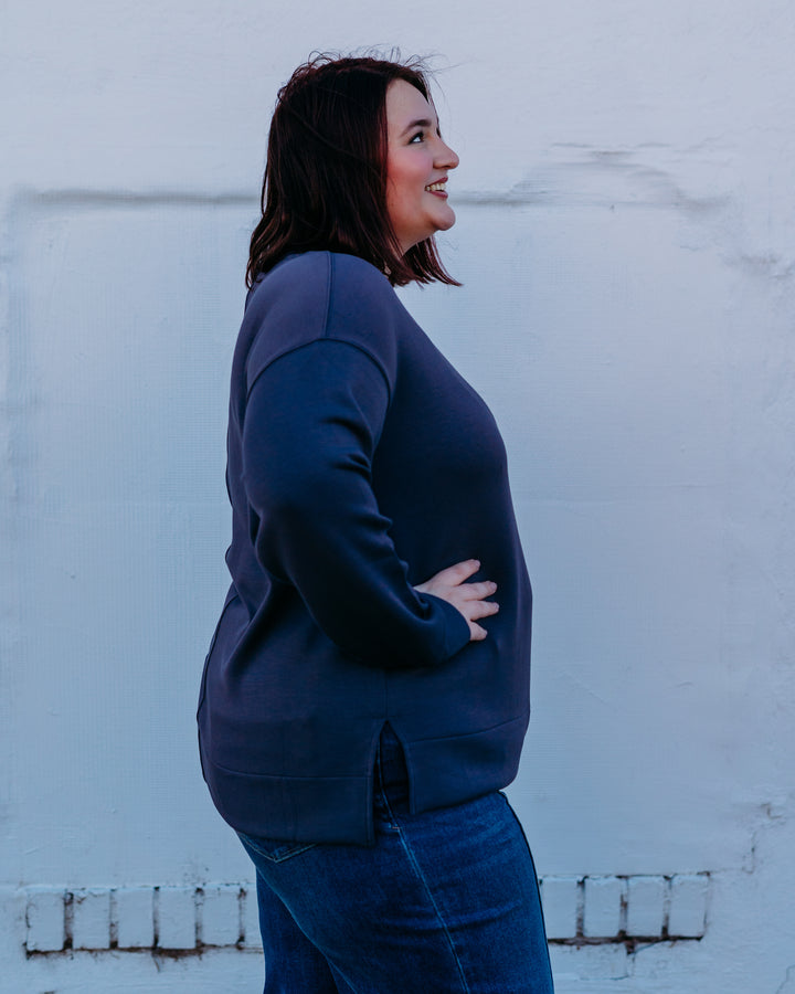 Spanx: Airessentials LS Crew in Storm (22105R)