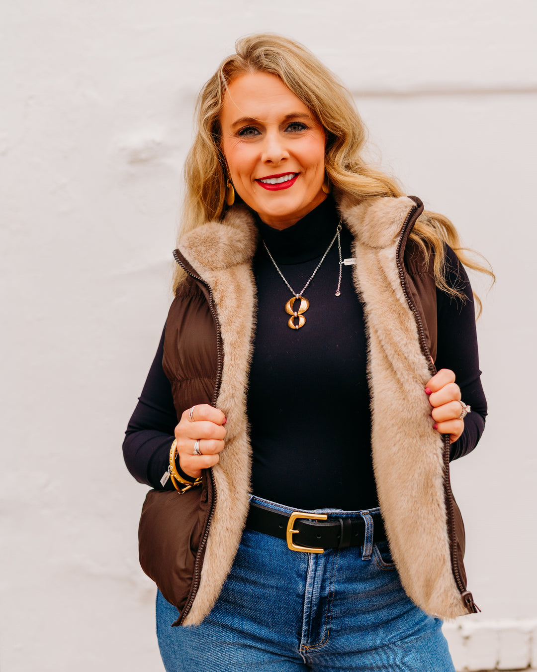 Steve Madden: Brady Vest in Dark Espresso