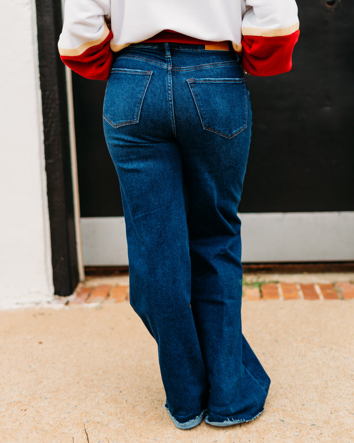 Dear John: Fiona Wide Leg Jeans in Dark Night