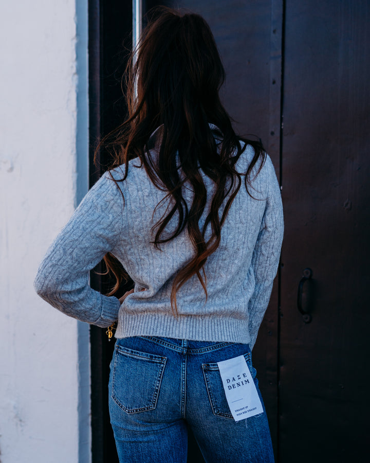 Design History: Gemstone Button Cardigan in Silver Mist