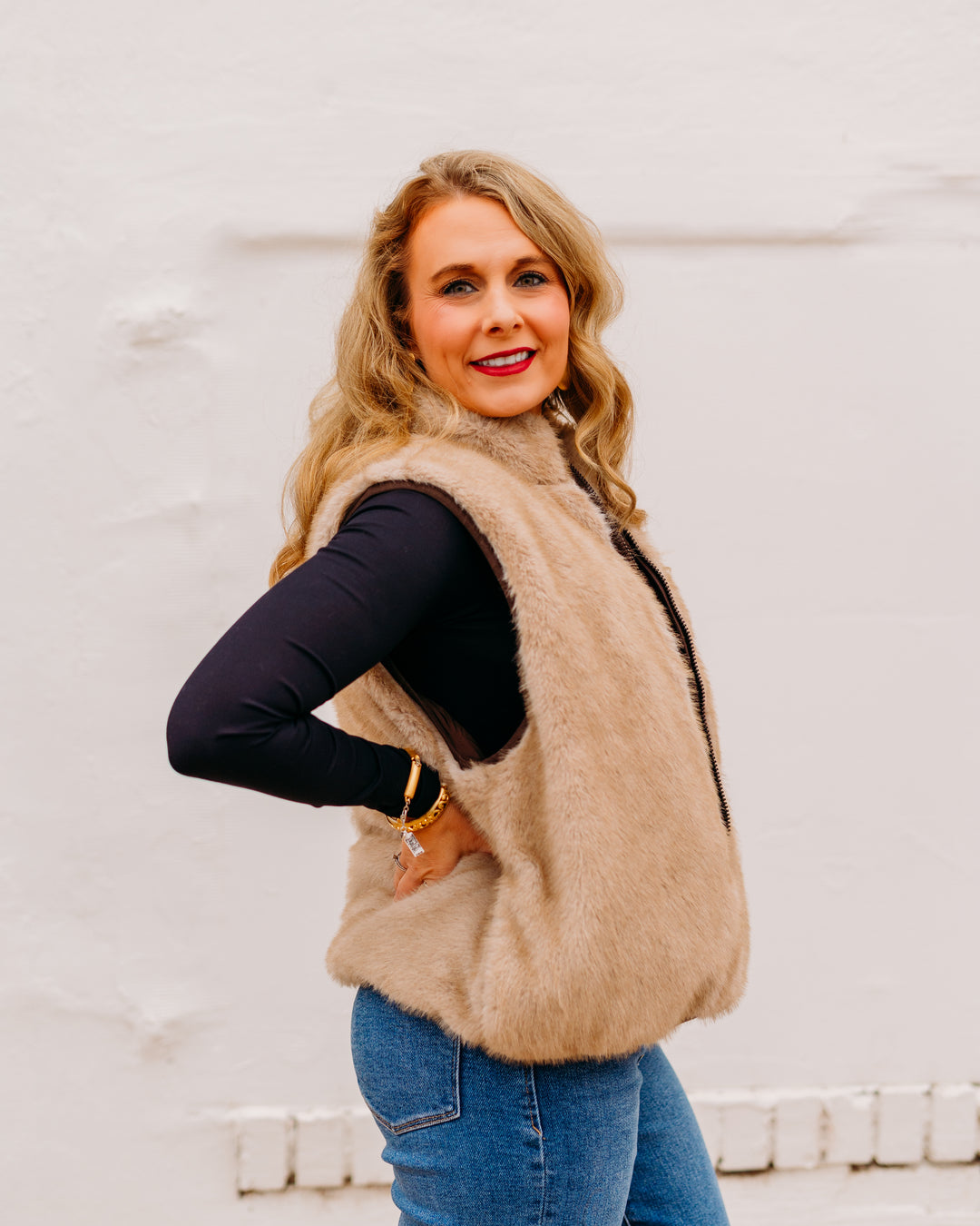 Steve Madden: Brady Vest in Dark Espresso