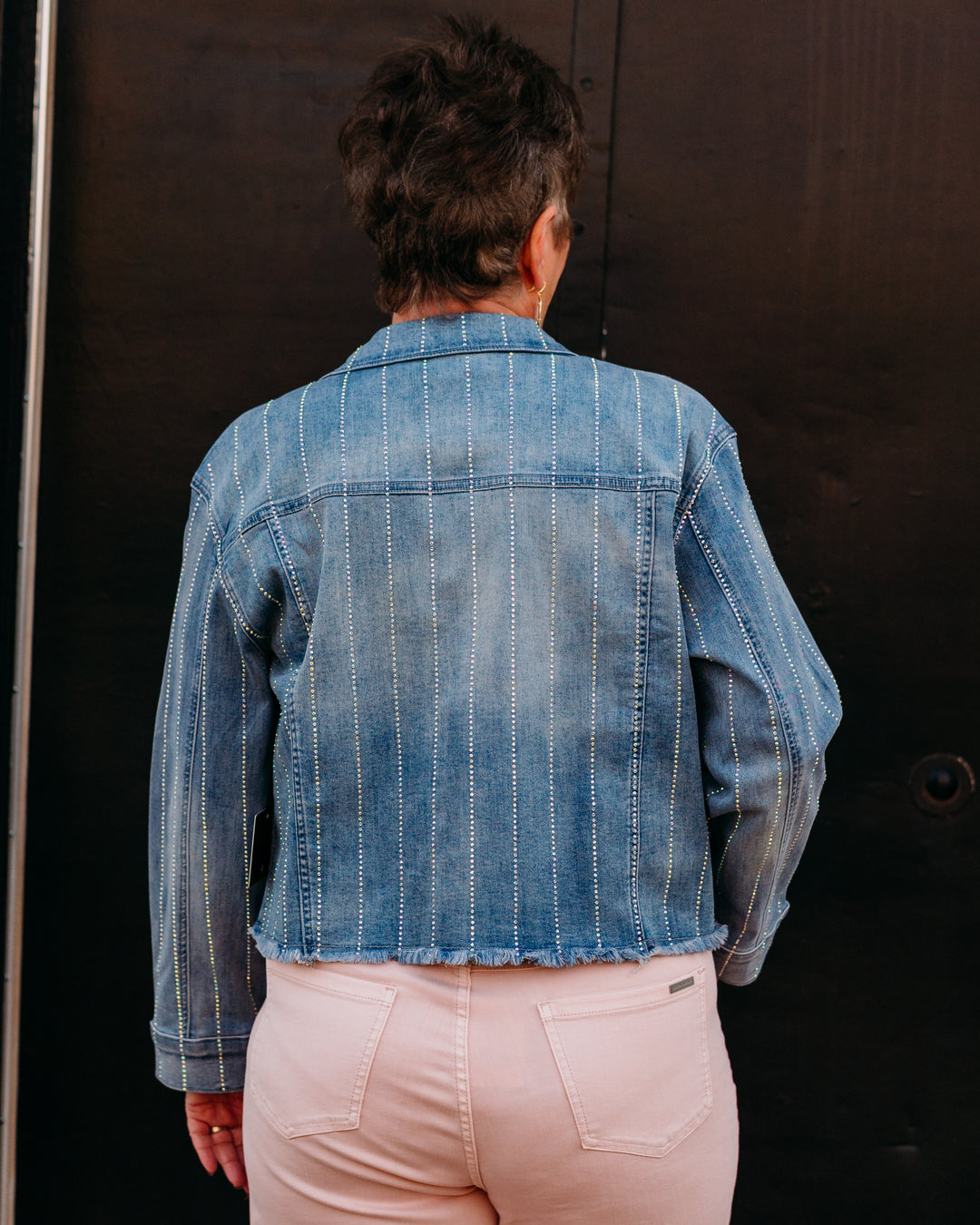 Joseph Ribkoff: Denim Jacket With Rhinestones (261958)