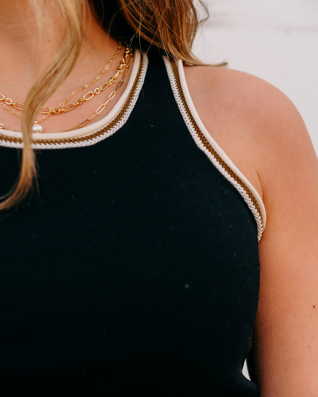 Another Love: Mariah Tank Top in Black