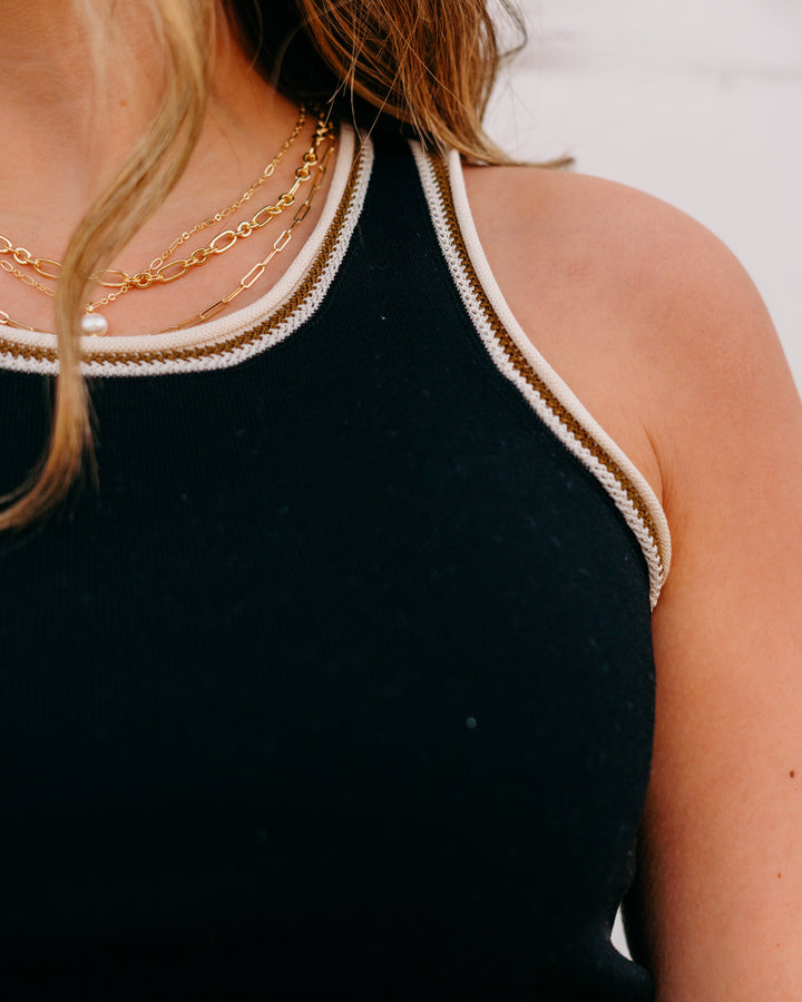 Another Love: Mariah Tank Top in Black