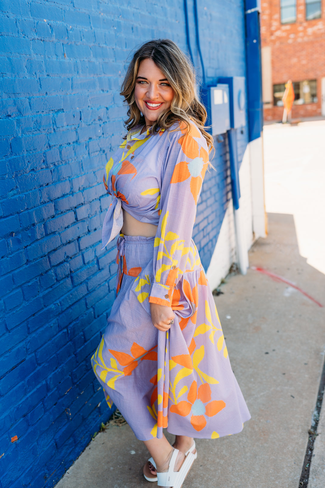 Ivy Jane: Large Floral Campshirt 650386