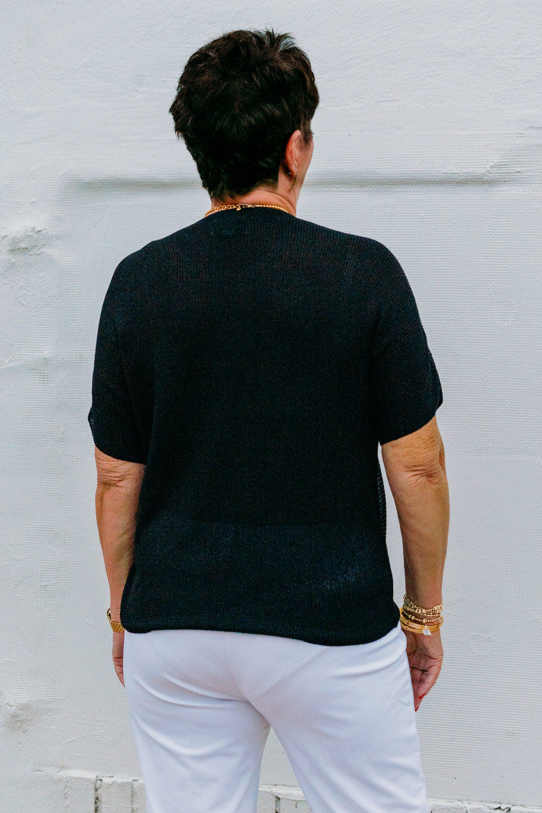 Joseph Ribkoff: LDS Top in Black (263900CO)