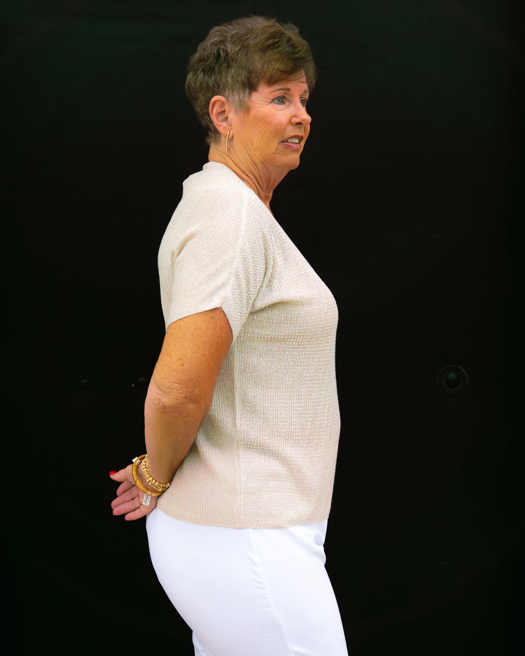 Joseph Ribkoff: LDS Top in Moonstone (263900CO)