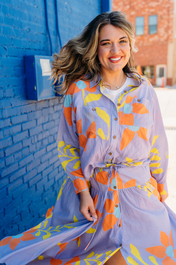 Ivy Jane: Large Floral Campshirt 650386