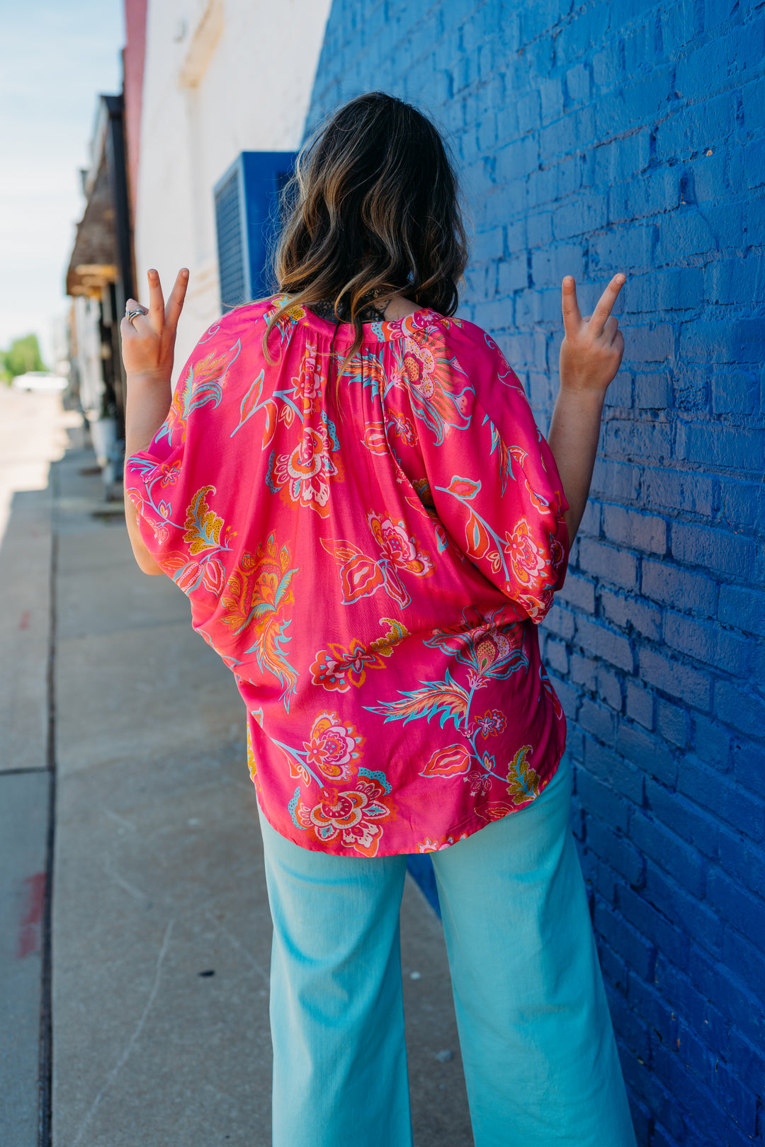 Ivy Jane: Popover Satin Dolman Top 650410