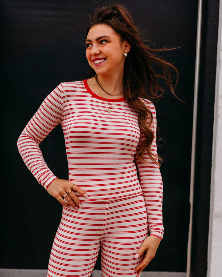 Z Supply: Night In Stripes LS Top in Multi (ZLT261197)