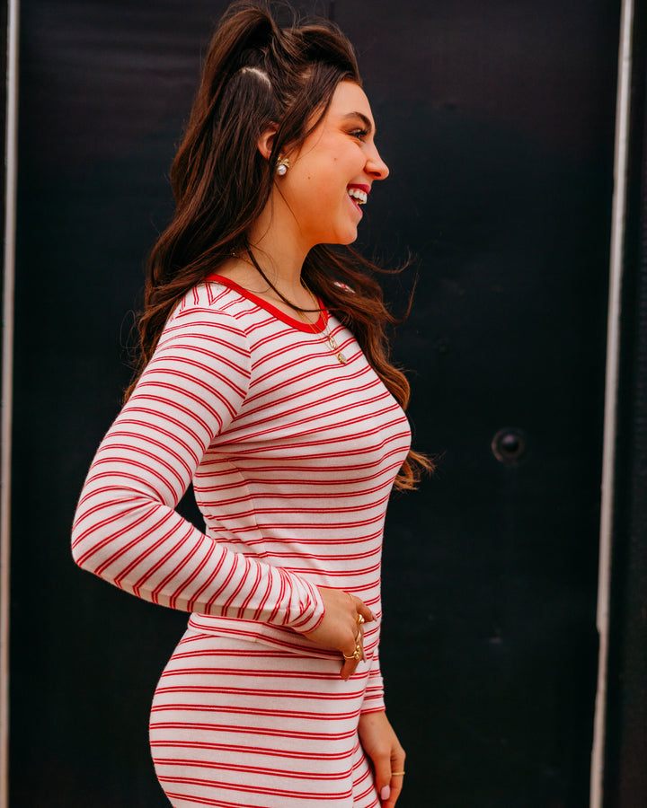 Z Supply: Night In Stripes LS Top in Multi (ZLT261197)