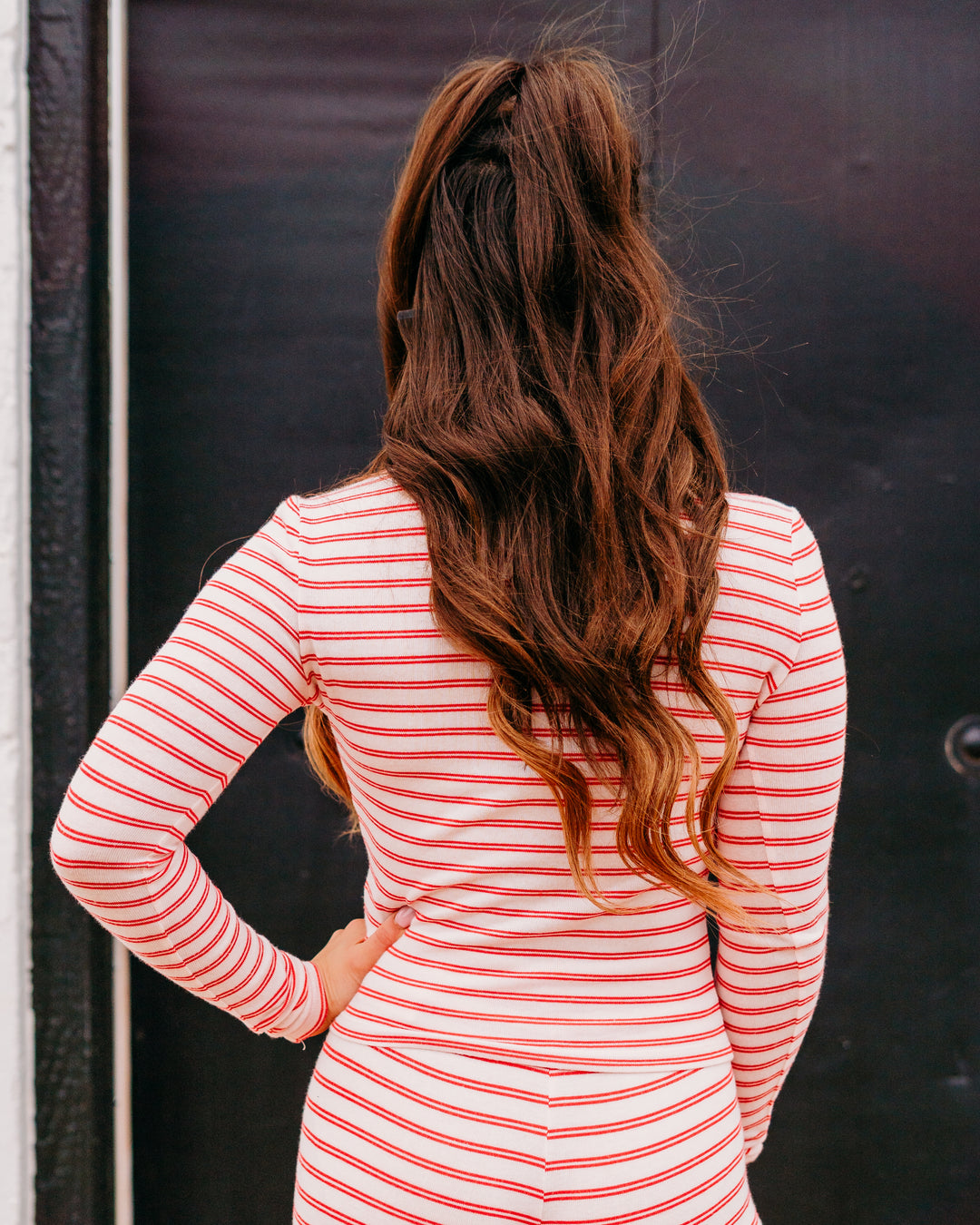 Z Supply: Night In Stripes LS Top in Multi (ZLT261197)