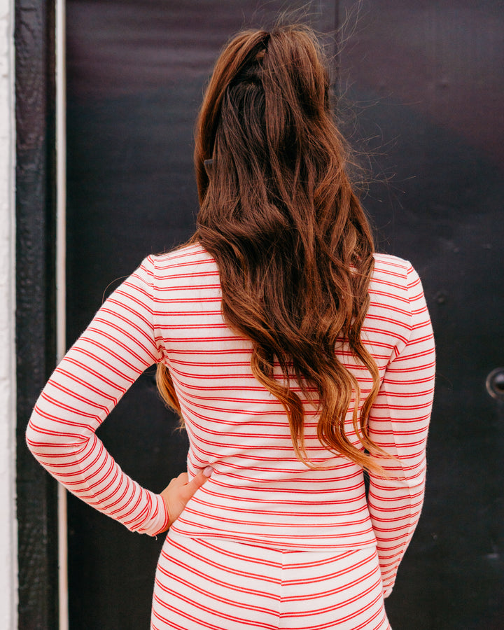 Z Supply: Night In Stripes LS Top in Multi (ZLT261197)