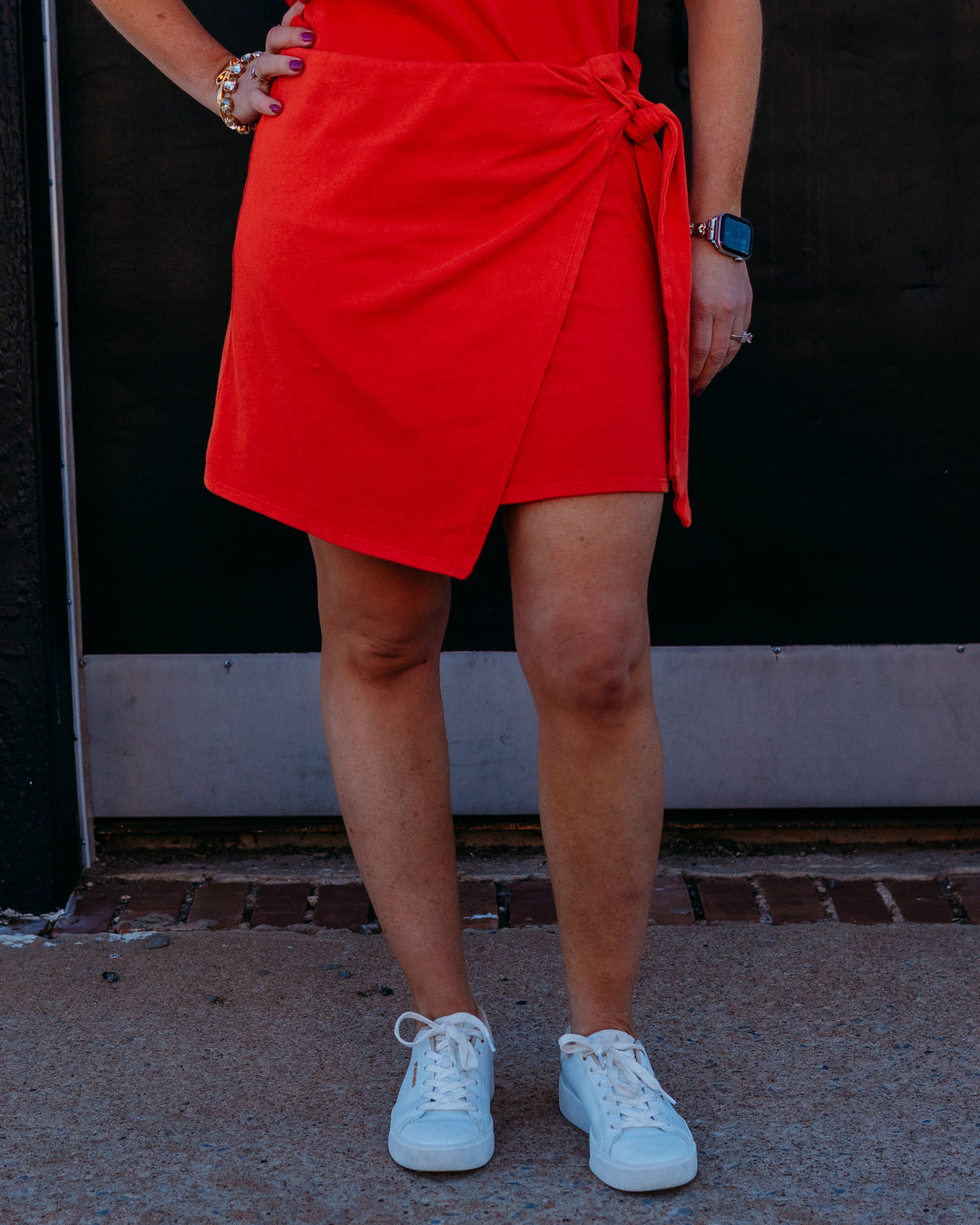 Z Supply: Sora Mini Skirt in Lychee