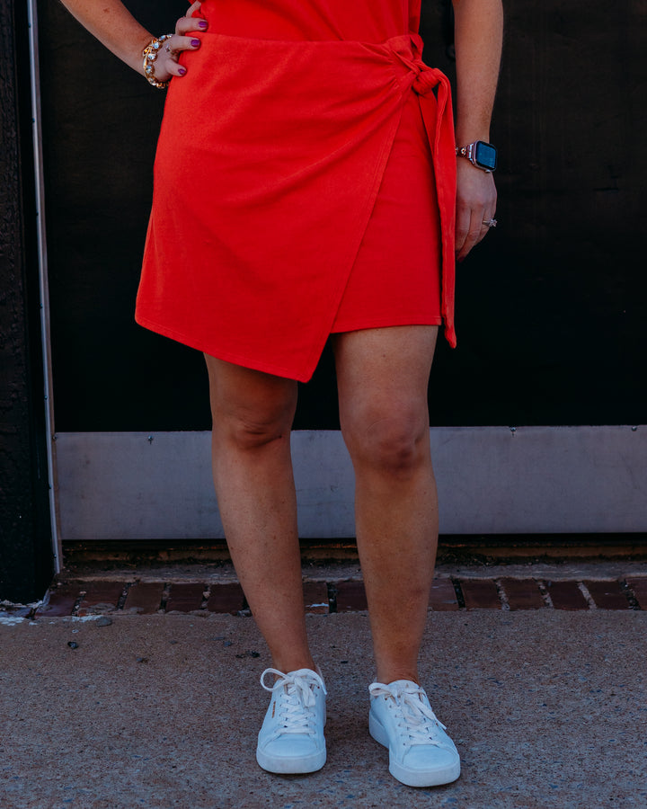 Z Supply: Sora Mini Skirt in Lychee