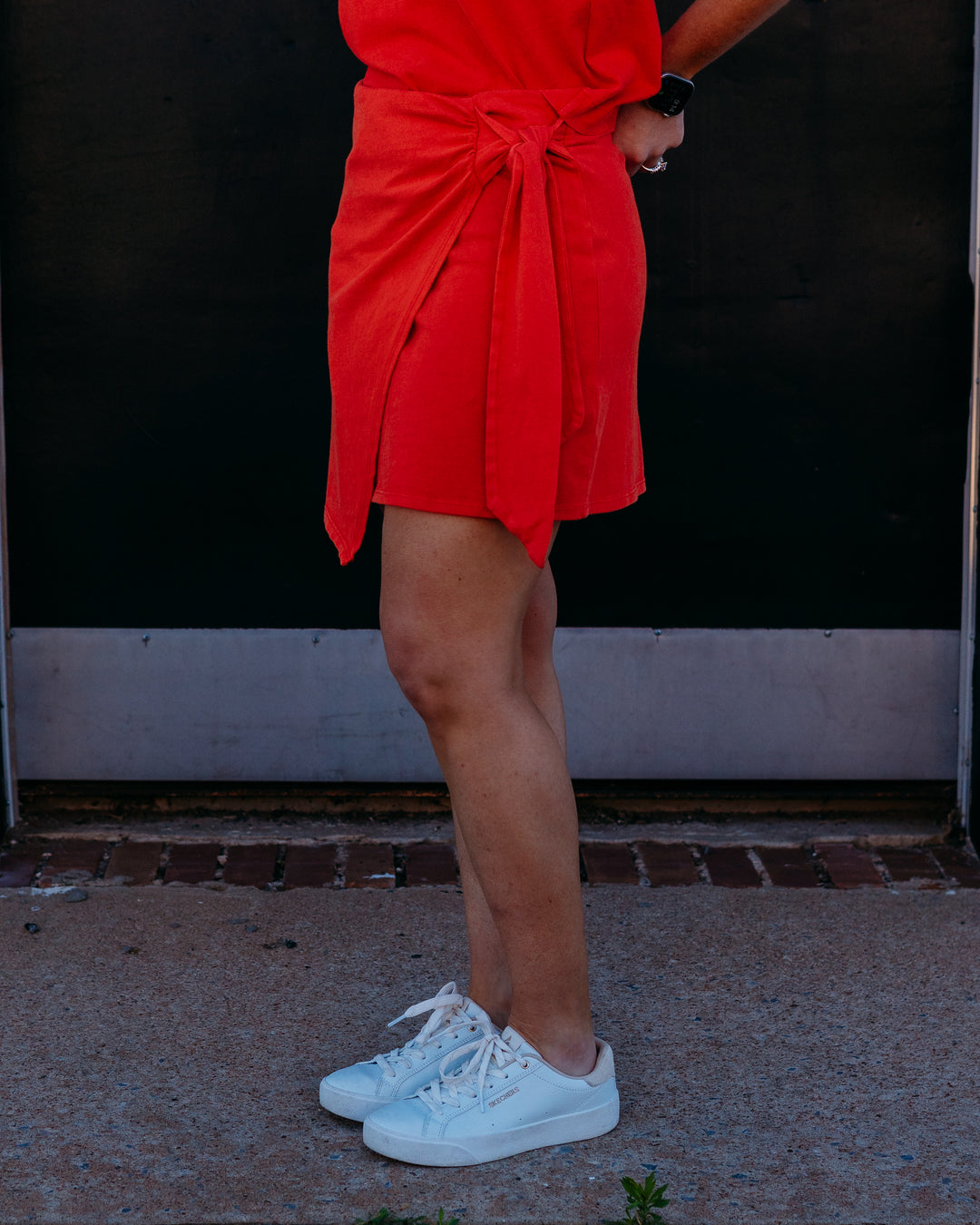 Z Supply: Sora Mini Skirt in Lychee