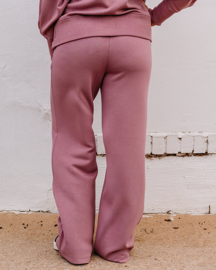 Varley: The Wide Leg Pant 32 in Wistful Mauve - The Vogue Boutique