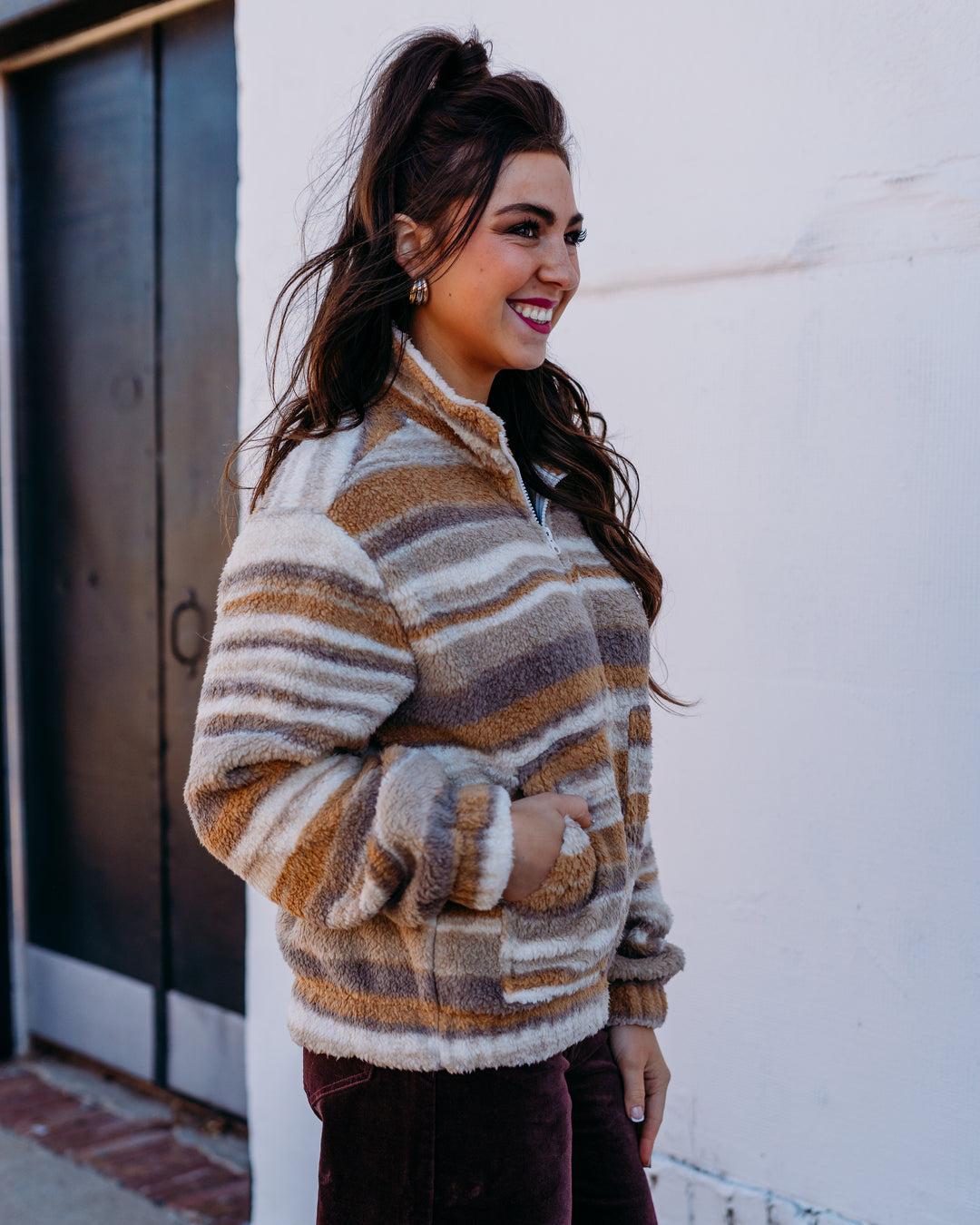 Billabong: First Flight Sherpa Full Zip Jacket in Continuity