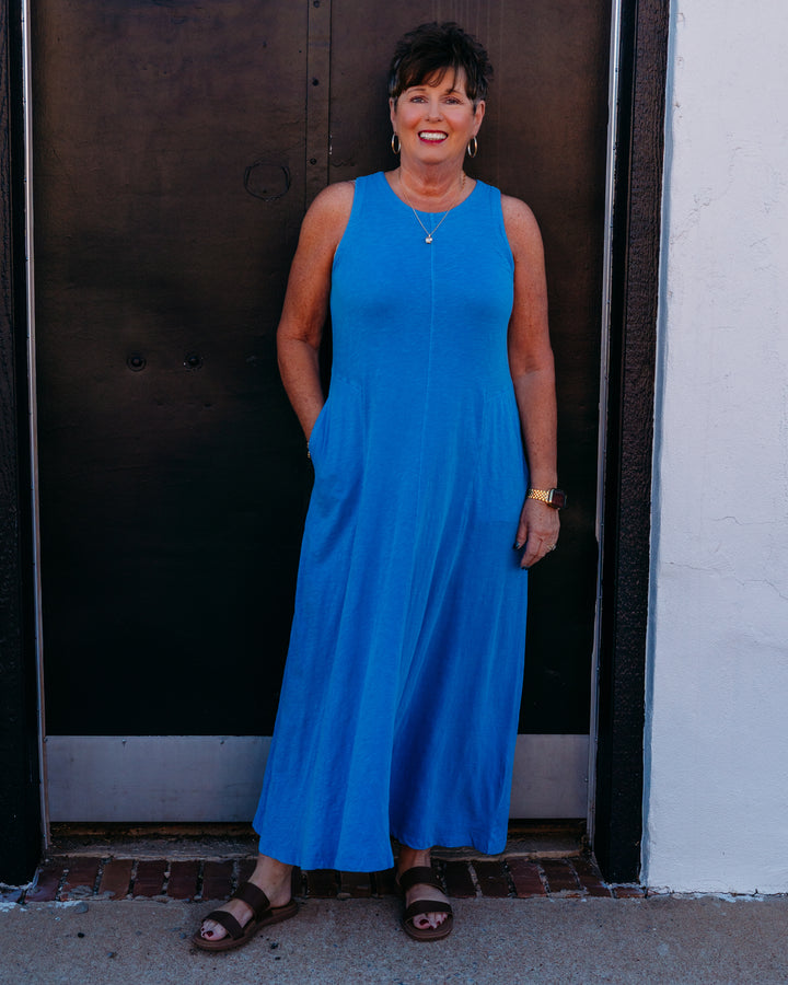 Z Supply: Waters Edge Midi Dress in Marina