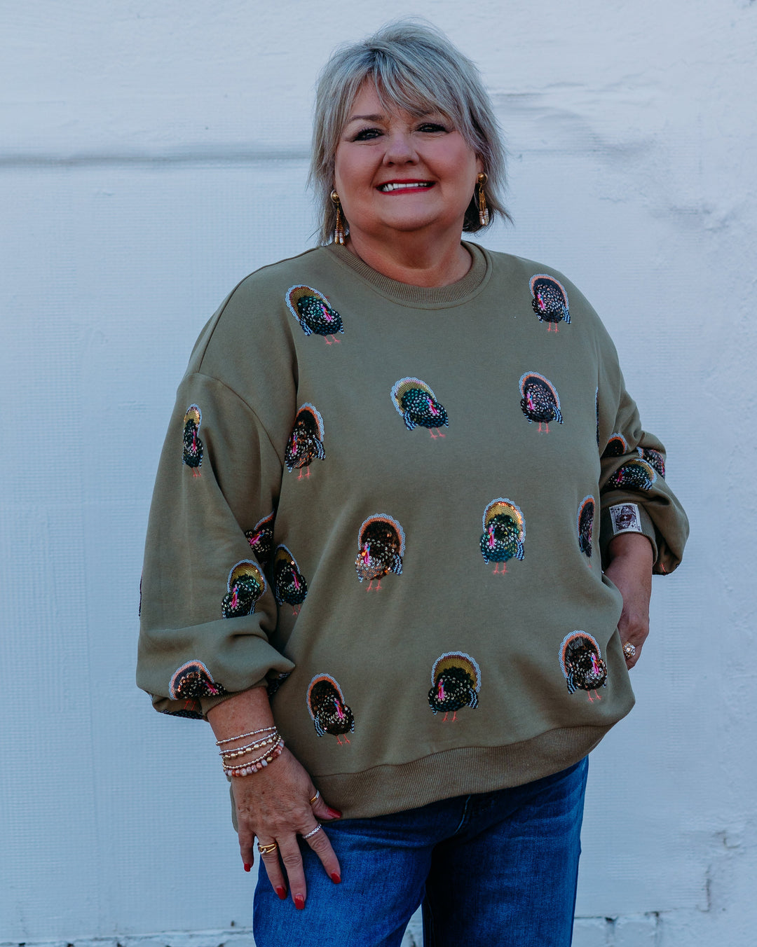 Queen of Sparkles Turkey Sweatshirt