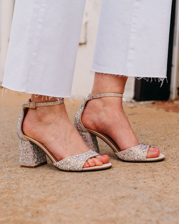 Betsey Johnson: Kami Heels in Rhinestone
