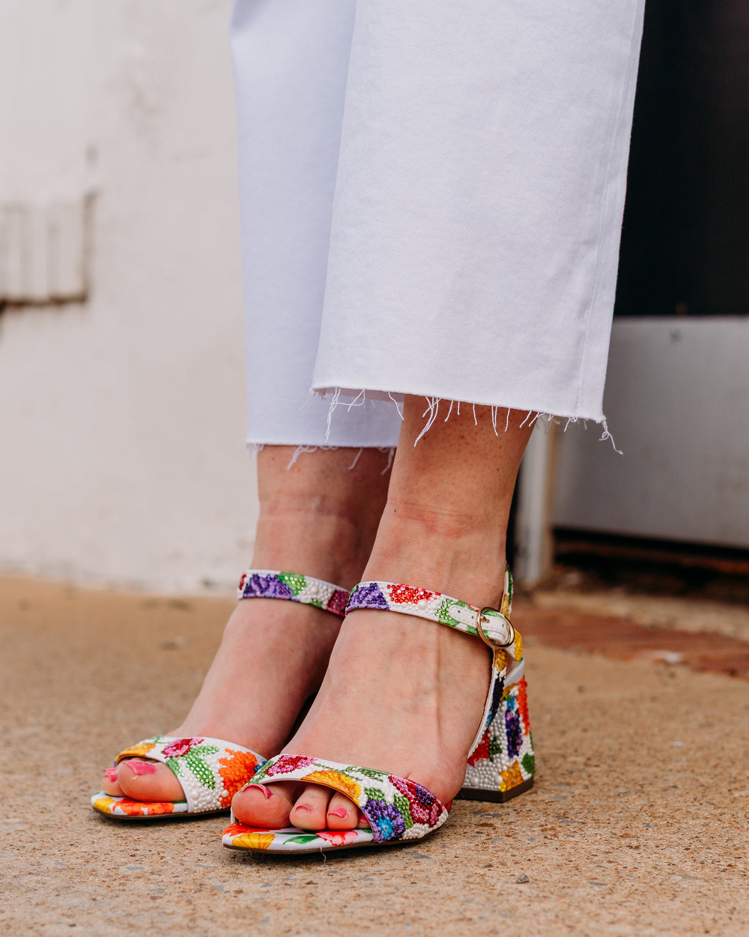 Betsey Johnson: Tamy Heels in Bright Multi