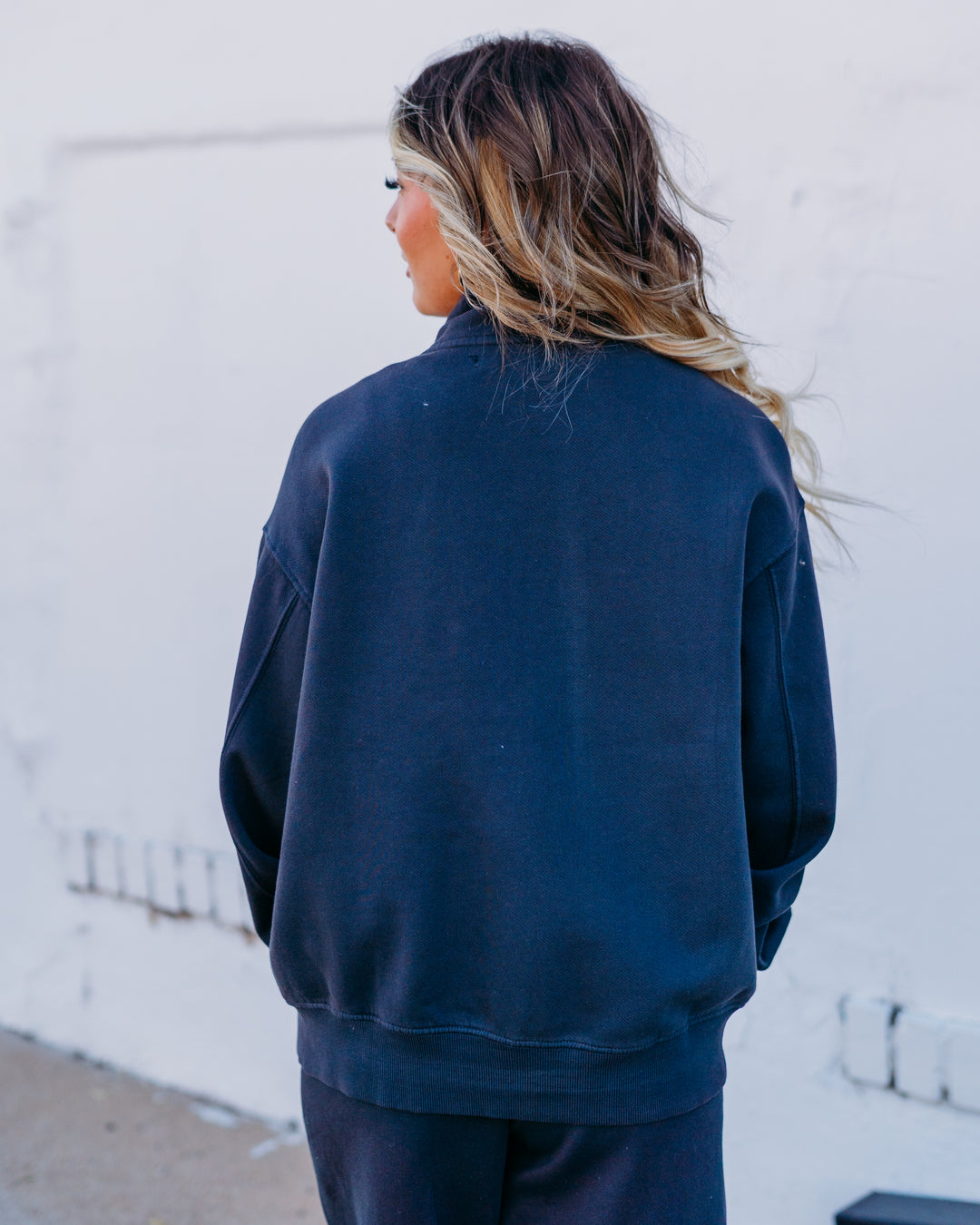 Billabong: The Avery Fleece Zip Sweatshirt in Blasted Blue