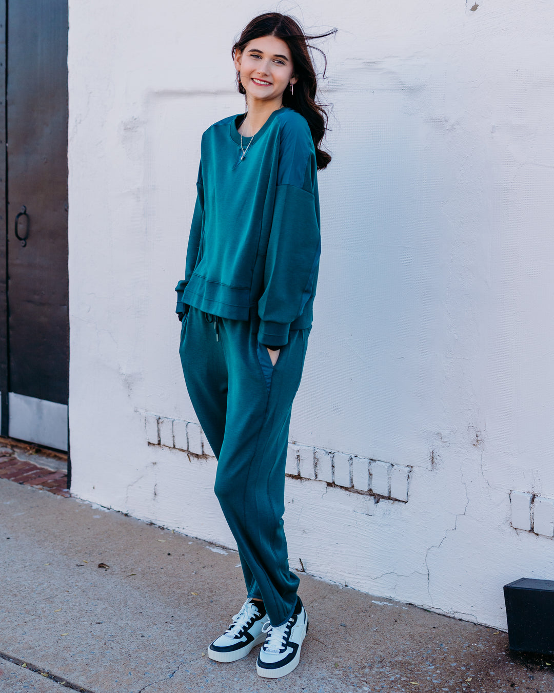 Tribal: Jogger With Hem Pleats & Pockets in Silverpine