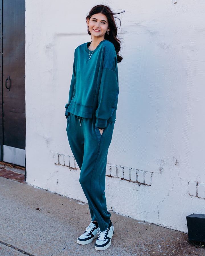 Tribal: Jogger With Hem Pleats & Pockets in Silverpine