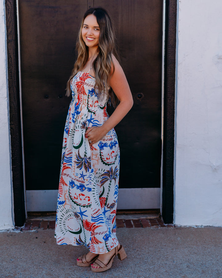 Z Supply: Cornelia Getaway Midi Dress in Multi