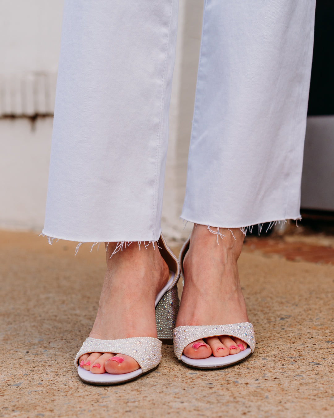 Betsey Johnson: Kami Heels in Pearl - The Vogue Boutique