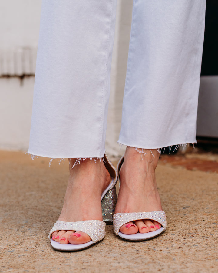 Betsey Johnson: Kami Heels in Pearl - The Vogue Boutique