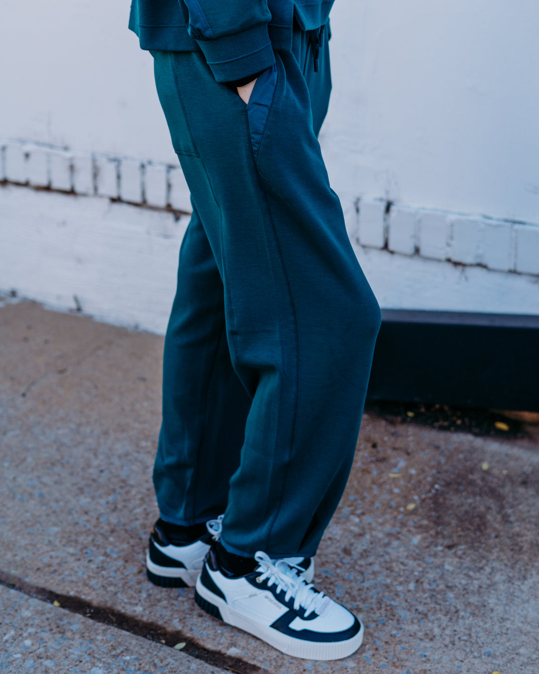 Tribal: Jogger With Hem Pleats & Pockets in Silverpine